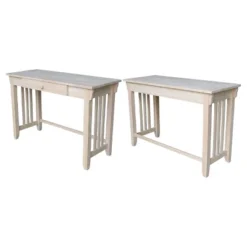 Mission Desk With Drawer - Unfinished - International Concepts -Smart Office Sets GUEST ac6d4647 ecb5 4ff8 ab68 e12f53ea2aec