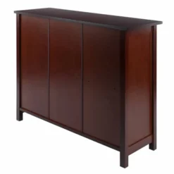 30" 3 Tier Milan Storage Shelf Or Bookshelf Long Walnut - Winsome -Smart Office Sets GUEST ae5756e5 1f14 4245 8db1 19c6b12b3b4a