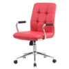Modern Office Chair With Chrome Arms Red - Boss Office Products -Smart Office Sets GUEST af194972 a08e 4419 aac8 c3a9de859a1d