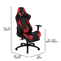 BlackArc Tango Gaming Desk & Chair Set - Reclining Gaming Chair With Slide-Out Footrest & Gaming Desk With Cupholder/Headphone Hook -Smart Office Sets GUEST b020a290 b6ca 4167 b724 3bc761c4d273