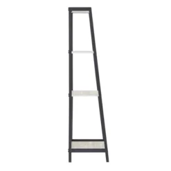 3pc Neveah Marble Ladder Desk And Bookcase Set Matte Black - Inspire Q 27 3pc Neveah Marble Ladder Desk And Bookcase Set Matte Black - Inspire Q -Smart Office Sets GUEST b1eb1007 4505 4824 8936 97768c785a1f