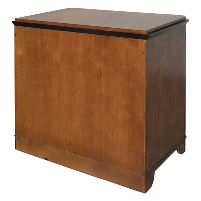 Kensington Wood File With Locking Legal/Letter File Drawer Fully Assembled Brown - Martin Furniture 4 Kensington Wood File With Locking Legal/Letter File Drawer Fully Assembled Brown - Martin Furniture - Image 2