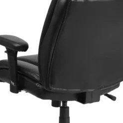 Flash Furniture HERCULES Series Big & Tall 400 Lb. Rated Black LeatherSoft Ergonomic Task Office Chair With Chrome Base And Adjustable Arms 14 Flash Furniture HERCULES Series Big & Tall 400 Lb. Rated Black LeatherSoft Ergonomic Task Office Chair With Chrome Base And Adjustable Arms -Smart Office Sets GUEST b26edf73 976b 4e4b a42e 8b2db7864d89