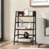 Costway 3-Tier Ladder Bookshelf Industrial Storage Rack Bookcase Plant Display Shelf -Smart Office Sets GUEST b533b88f 6ae2 4567 9b9a 8f292e95ef2c