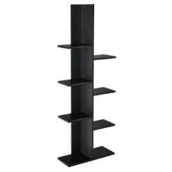 Costway 8-shelf Bookcase Freestanding Tree Shelf Display Storage Stand BlackWhite -Smart Office Sets GUEST b55ad8ae 0db5 4fd3 94b3 dab2feeebcc5