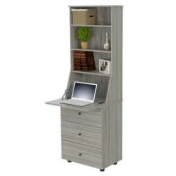 Computer Credenza Workcenter Gray - Inval -Smart Office Sets GUEST b73e8532 9968 484b a5f6 dd4259af5cb6