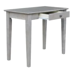 Small Desk With Drawer And Chair Washed Gray/Taupe - International Concepts -Smart Office Sets GUEST bb8663b5 da40 468d 944b e541ece319a9