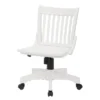 Deluxe Armless Wood Bankers Chair White - OSP Home Furnishings 1 Deluxe Armless Wood Bankers Chair White - OSP Home Furnishings -Smart Office Sets GUEST bd079c59 0e72 4681 837c d7d01e8353db