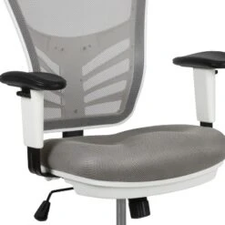 Flash Furniture Mid-Back Mesh Ergonomic Drafting Chair With Adjustable Chrome Foot Ring, Adjustable Arms -Smart Office Sets GUEST beaaa2cf e055 4ca8 85e0 cde585448bf4