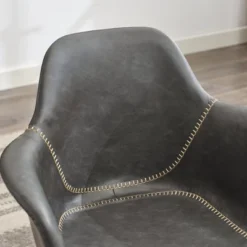 Executive Office Chair With Fixed Arms And Reclining Back For Home Office -3irtyhousy -Smart Office Sets GUEST bfd05b9f 6b83 4049 a47e badbf7054728