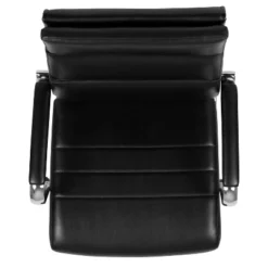 Merrick Lane High Panel-Back Ergonomic Office Chair With Padded Metal Arms Executive Swivel Computer Desk Chair -Smart Office Sets GUEST c0f34081 be86 4a09 a503 d87987092198