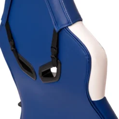 BlackArc High Back Gaming Chair With Red And Blue Faux Leather Upholstery, Adjustable Swivel Seat And Padded Flip-Up Arms -Smart Office Sets GUEST c0fa163f 7ddb 4484 9639 d75cf5c90dd3