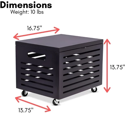 BirdRock Home Bamboo Rolling File Storage Organizer Box With Lid - Cafe Noir 5 BirdRock Home Bamboo Rolling File Storage Organizer Box With Lid - Cafe Noir - Image 3