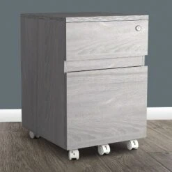 Rolling 2 Drawer Vertical File Cabinet With Lock And Storage Gray - Techni Mobili 22 Rolling 2 Drawer Vertical File Cabinet With Lock And Storage Gray - Techni Mobili -Smart Office Sets GUEST c504e594 637e 487d 995a 03c2b2e66150
