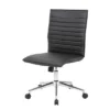 Armless Task Chair Black Vinyl - Boss Office Products -Smart Office Sets GUEST c521b110 caaa 4c58 9690 606fa1dee52b