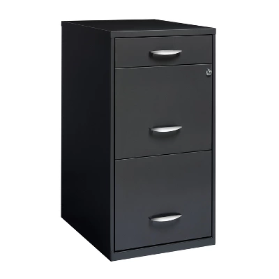 Space Solutions 18" Deep 3 Drawer Metal Organizer File Cabinet With Pencil Drawer 12 Space Solutions 18" Deep 3 Drawer Metal Organizer File Cabinet With Pencil Drawer - Image 10