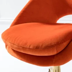 Hector Velvet ErgonomicTask Chair Home Office Desk Chair Swivel Adjustable With Open Back Design| Karat Home -Smart Office Sets GUEST c5b24dd7 70cc 48f7 9f5d a934e70e30b9