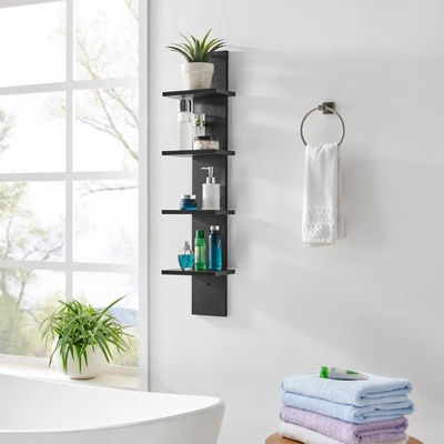 39.5" X 9" Utility 4-Tier Column Spine Shelf - Danya B. 8 39.5" X 9" Utility 4-Tier Column Spine Shelf - Danya B. - Image 6