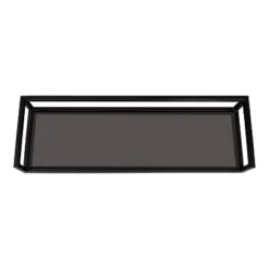 24" X 8" X 3" Blex Metal And Glass Wall Shelf - Kate & Laurel All Things Decor -Smart Office Sets GUEST c7b5fe9a 1a84 4f5a bbc0 e322337882e7