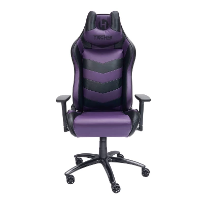 Ergonomic High Back Racer Style Video Gaming Chair Purple/Black - Techni Sport 20 Ergonomic High Back Racer Style Video Gaming Chair Purple/Black - Techni Sport - Image 18