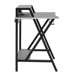 Challenger Gaming Table Black/Silver - SD Gaming -Smart Office Sets GUEST cc488119 959b 4d50 863f 40ae4d1af31c