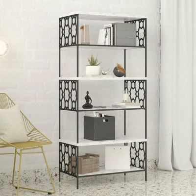 Ella 5 Shelf Bookcase - CosmoLiving By Cosmopolitan 3 Ella 5 Shelf Bookcase - CosmoLiving By Cosmopolitan