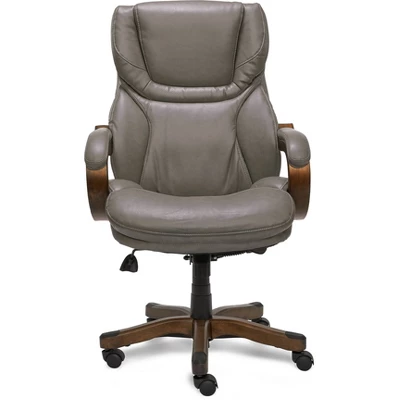 Big And Tall Executive Office Chair With Upgraded Wood Accents - Serta 19 Big And Tall Executive Office Chair With Upgraded Wood Accents - Serta - Image 17