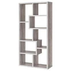 70.75" Theo 8 Shelf Bookcase - Coaster -Smart Office Sets GUEST cdcdcfb8 ab00 4743 ad90 346a64f6af5c