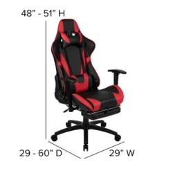Flash Furniture Gaming Desk And Footrest Reclining Gaming Chair Set With Cup Holder And Headphone Hook -Smart Office Sets GUEST ce1725f6 2d0b 43be b580 6aefd7b65837