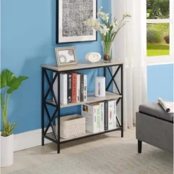 29.25" Tucson 3 Tier Bookcase - Breighton Home