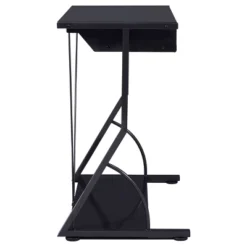 Alastair Computer Desk With Keyboard Tray And Storage Shelf Black - Coaster -Smart Office Sets GUEST d05d2278 acaa 4d6c b51a 872687bc9e4f