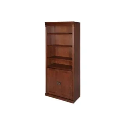 Huntington Oxford Wood Bookcase With Doors - Martin Furniture