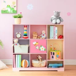 Magic Garden Adjustable Cube Bookshelf Pink - Fantasy Fields By Teamson Kids -Smart Office Sets GUEST d1f569f7 cddd 42db a600 7c7eec826883