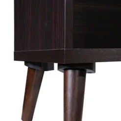 77.32" Elouera Mid Century Bookcase Walnut - Christopher Knight Home -Smart Office Sets GUEST d288fddd b709 4e51 94e0 b755fbdb322b