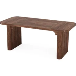 Tribesigns 62" Executive Desk, Large Office Computer Desk With Double Pedestal, Modern Simple Rectangle Writing Table For Home Office -Smart Office Sets GUEST d2ca242e 8e6b 43ed 971c b52926e7db5c