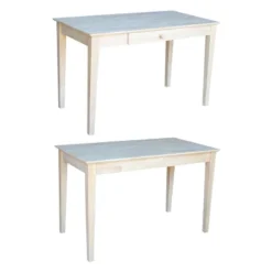 48" Writing Desk - International Concepts -Smart Office Sets GUEST d39e6fbd 95e1 4416 a2bc dc876b8ea58e