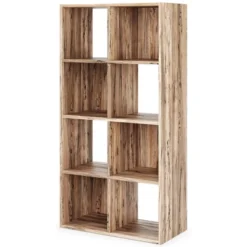 47.05" Piperton 8 Cube Organizer Natural - Signature Design By Ashley -Smart Office Sets GUEST d3a1b8d9 eb0e 4f1c 889a 5eba96a53ee1