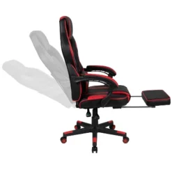 Emma And Oliver Ergonomic Gaming Chair -Recline Back/Arms, Footrest, Massaging Lumbar -Smart Office Sets GUEST d3a65ebf d50a 444a a1ba aa7c13fe3b69