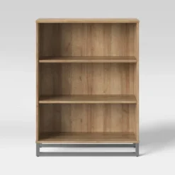 Mixed Material 3 Shelf Bookcase - Room Essentials™ -Smart Office Sets GUEST d3da7927 cccf 4636 99ac a6c98644c066