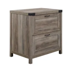 Rustic Farmhouse 2 Drawer File Cabinet - Saracina Home -Smart Office Sets GUEST d43dc118 4fea 43d3 81a5 eb2c83521c5a