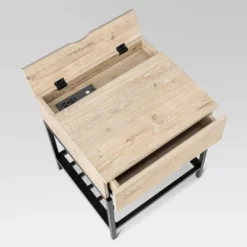 Loring End Table With Charging Station - Threshold™ -Smart Office Sets GUEST d4b23323 607f 4bd3 9988 eaac3936810f