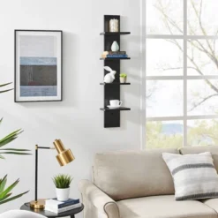 39.5" X 9" Utility 4-Tier Column Spine Shelf - Danya B. 26 39.5" X 9" Utility 4-Tier Column Spine Shelf - Danya B. -Smart Office Sets GUEST d53515a9 183d 462f 9953 a5ea19e07da4