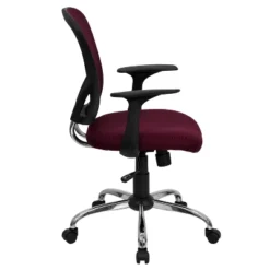 Flash Furniture Mid-Back Mesh Swivel Task Office Chair With Chrome Base And Arms -Smart Office Sets GUEST d5ef1421 b0cb 4cb1 a7d9 255ec2791256