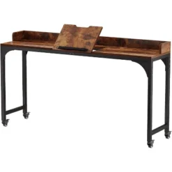 Tribesigns Queen Size Overbed Table, Over Bed Desk With Adjustable Tilt Stand, Mobile Laptop Cart Computer Desk For Home And Hospital -Smart Office Sets GUEST d86b6a78 bb0c 4db9 a591 848926e50ee1