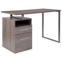 Emma And Oliver Desk With Two Drawers And Metal Frame -Smart Office Sets GUEST d9272f4f 9f9f 485c 92ea 945c540bdd5d