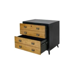 Payton Mid-Century Wood Lateral File Storage File Drawer Black - Martin Furniture -Smart Office Sets GUEST d92afdcb 43e4 4e1b b7a5 d07df559822f