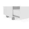 Damasco 2 Drawer File Cabinet White - Polifurniture