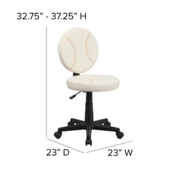 Emma And Oliver Sports Swivel Task Office Chair -Smart Office Sets GUEST daecd538 b254 4d43 ad16 676a435cc089