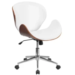 Emma And Oliver Mid-Back Wood Conference Office Chair With Leather Seat 21 Emma And Oliver Mid-Back Wood Conference Office Chair With Leather Seat -Smart Office Sets GUEST de630604 597e 4e33 9d31 6d8ad3808284