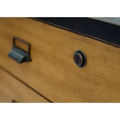 Payton Mid-Century Wood Lateral File Storage File Drawer Black - Martin Furniture -Smart Office Sets GUEST df218b2e 552f 4f92 a303 bd9a57edbc9a